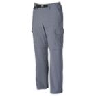 Men's Croft & Barrow&reg; Classic-fit Performance Stretch Belted Convertible Cargo Pants, Size: 46x32, Blue