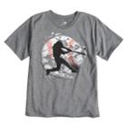 Boys 8-20 Tek Gear&reg; Baseball Tee, Size: Small, Grey