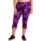 Plus Size Just My Size Capri Leggings, Women's, Size: 1xl, Purple