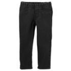 Girls 4-12 Oshkosh B'gosh&reg; Solid Black Jeggings, Size: 4-5, Blue