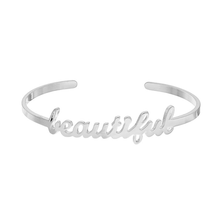Beautiful Cuff Bracelet, Women's, Silver