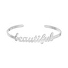 Beautiful Cuff Bracelet, Women's, Silver