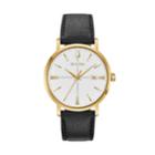 Bulova Men's Aerojet Leather Watch - 97b172, Size: Large, Black
