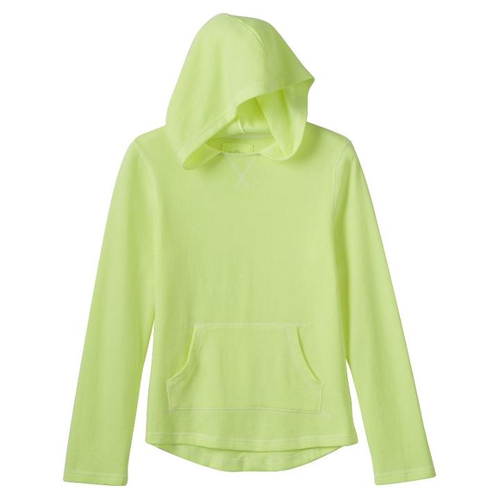 Girls 7-16 & Plus Size So&reg; High-low Hoodie, Girl's, Size: 20 1/2, Med Yellow
