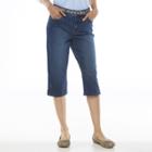Gloria Vanderbilt Pippa Denim Skimmer Pants - Women's, Size: 10, Blue Other