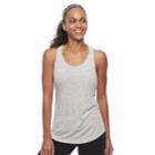 Women's Petite Tek Gear&reg; Racer Back Tank, Size: L Petite, Black