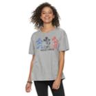 Disney's Mickey Mouse 90th Anniversary Juniors' Sketch Tee, Teens, Size: Xs, Gray Heather