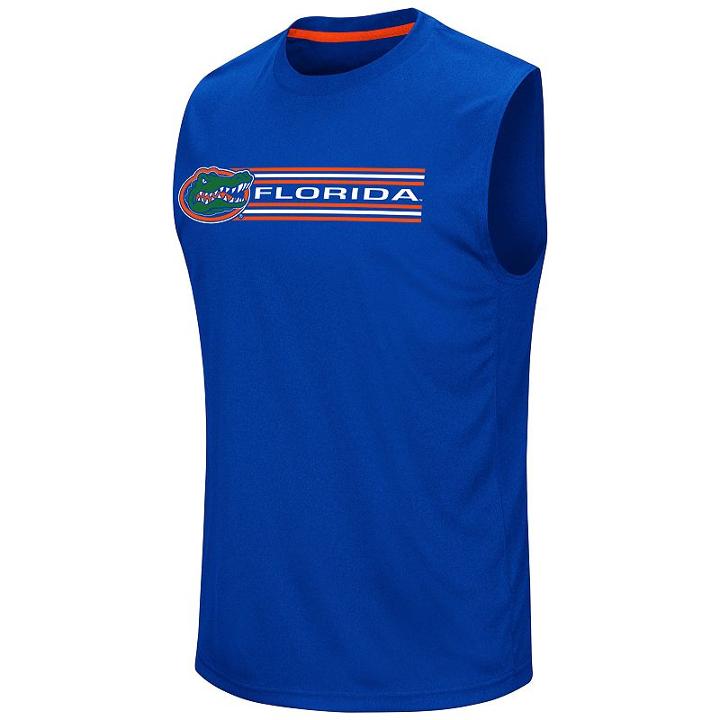 Men's Colosseum Florida Gators Circuit Muscle Tee, Size: Xl, Blue Other