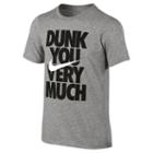 Boys 8-20 Nike Dunk You Very Much Tee, Boy's, Size: Large, Grey Other