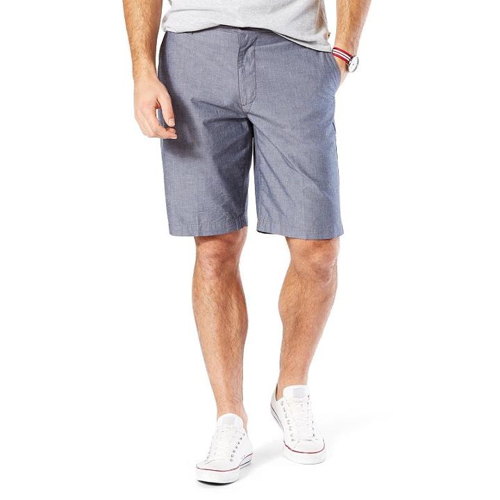 Men's Dockers D3 Classic-fit The Perfect Shorts, Size: 34, Med Blue