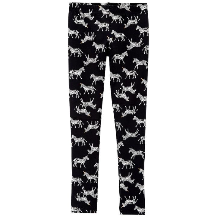 Girls 4-14 Carter's Zebra Unicorn Leggings, Size: 10-12, Print