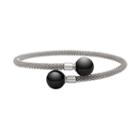 Sterling Silver Onyx Bracelet, Women's, Size: 8, Black