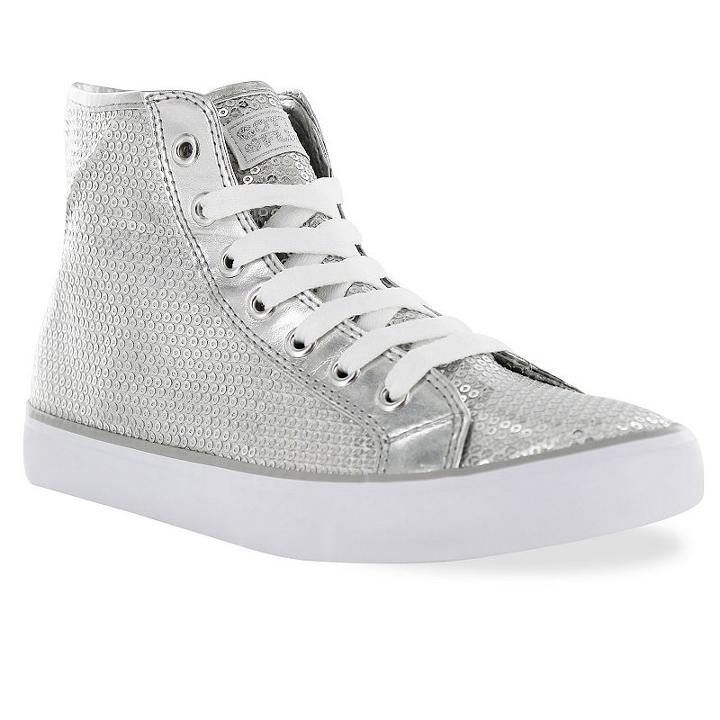 Gotta Flurt Disco Ii Women's High-top Dance Shoes, Girl's, Size: 9.5, Silver