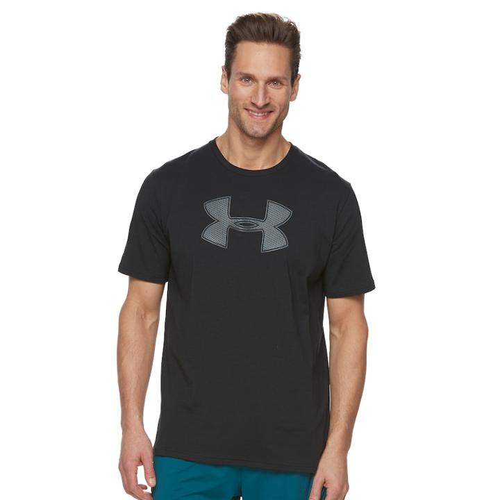 Men's Under Armour Big Logo Tee, Size: Medium, Black