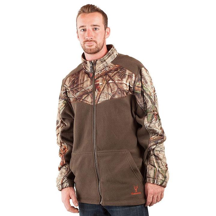 Men's Huntworth Camouflage Fleece Jacket, Size: Medium, Green