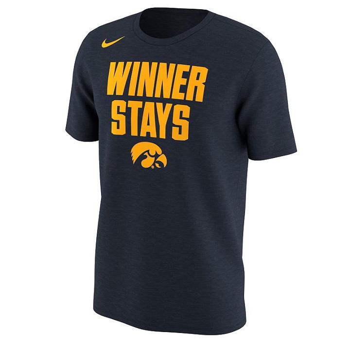 Men's Nike Iowa Hawkeyes Selection Sunday Tee, Size: Xl, Black