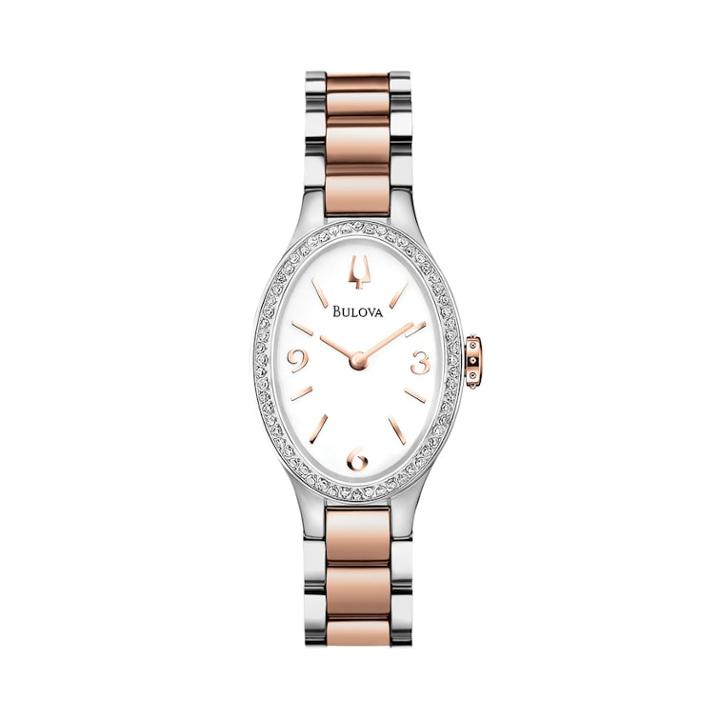 Bulova Watch - Women's Diamond Gallery Winslow Two Tone Stainless Steel - 98r190, Multicolor