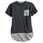 Boys 8-20 Ocean Current Extended-hem Tee, Size: Xl, Black