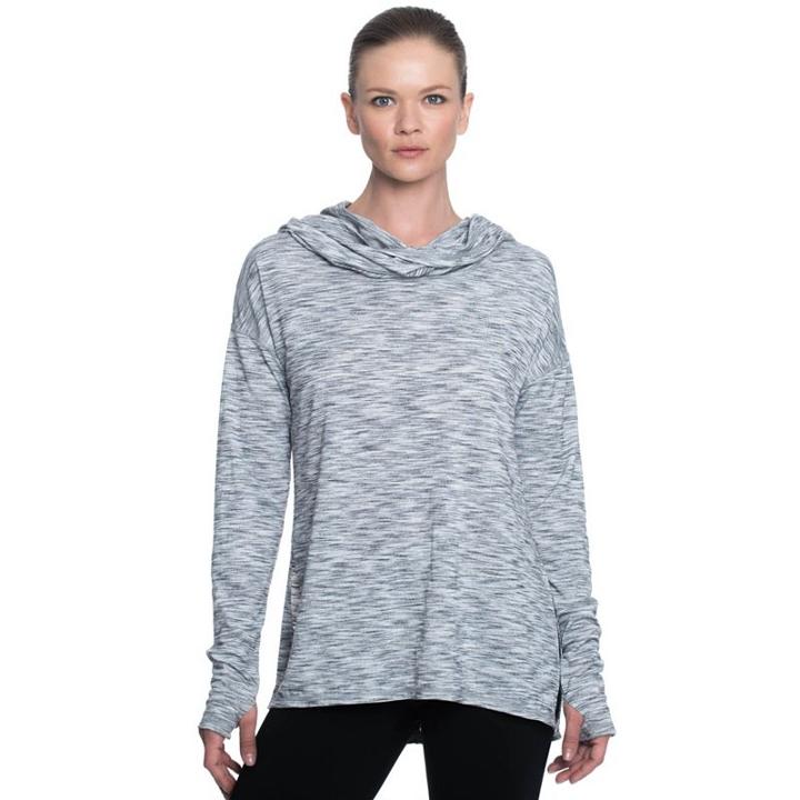 Women's Gaiam Relaxed Long Sleeve Yoga Top, Size: Xs, Oxford