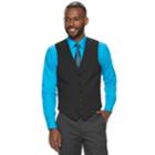 Men's Apt. 9&reg; Premier Flex Slim-fit Suit Vest, Size: Medium, Black