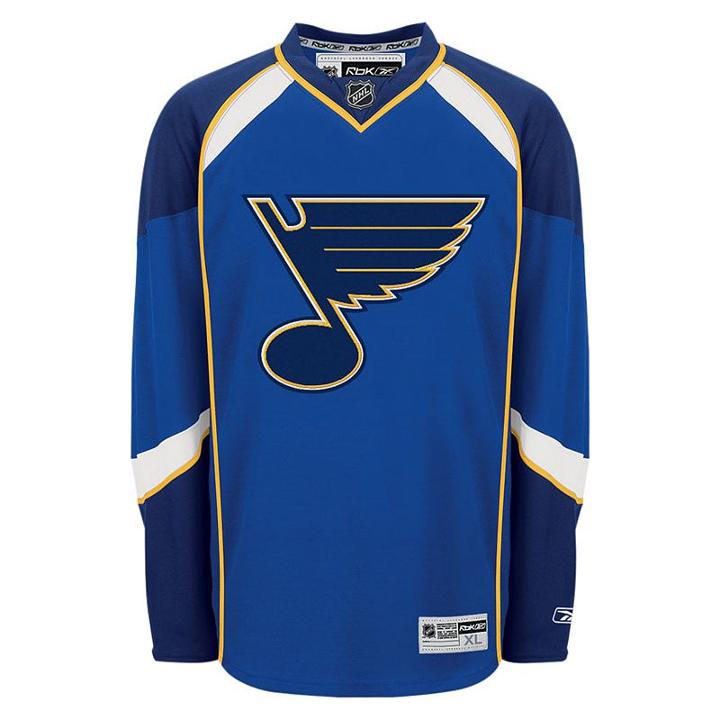 Men's Reebok St. Louis Blues Jersey, Size: Large, Blue