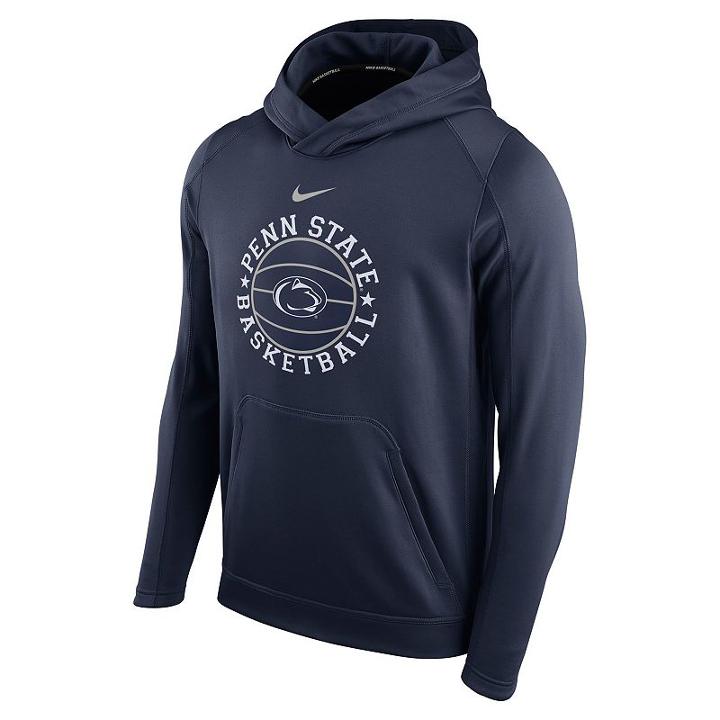 Men's Nike Penn State Nittany Lions Therma-fit Circuit Hoodie, Size: Xl, Blue (navy)