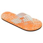 Women's College Edition Tennessee Volunteers Floral Polka-dot Flip-flops, Size: Medium, White