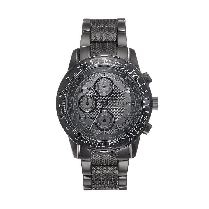 Relic Men's Ryder Flight Watch, Size: Xl, Black