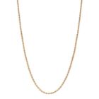 18k Gold Hollow Rope Chain Necklace, Women's, Size: 20, Yellow