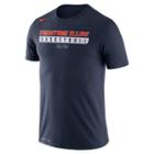 Men's Nike Illinois Fighting Illini Basketball Practice Dri-fit Tee, Size: Xxl, Blue (navy)