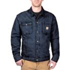 Men's Dickies Vintage Denim Jacket, Size: Medium, Red Overfl