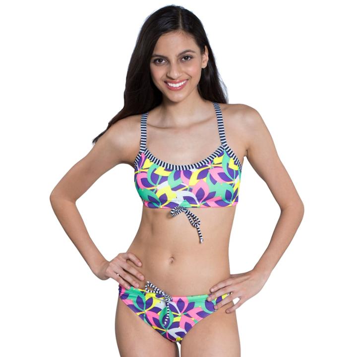 Women's Dolfin Uglies Printed Workout Bikini 2-pc. Set, Size: Xl, Whimsy