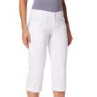 Women's Gloria Vanderbilt Mae Cargo Capris, Size: 12, White