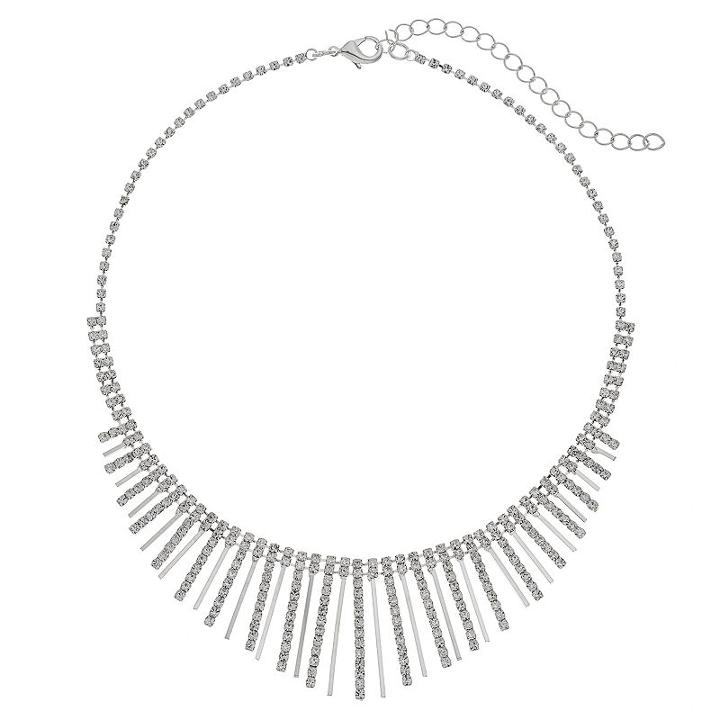 Franco Gia Stick Bib Necklace, Women's, Natural