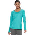Women's Nike Dry Miler Long Sleeve Running Top, Size: Xl, Med Green