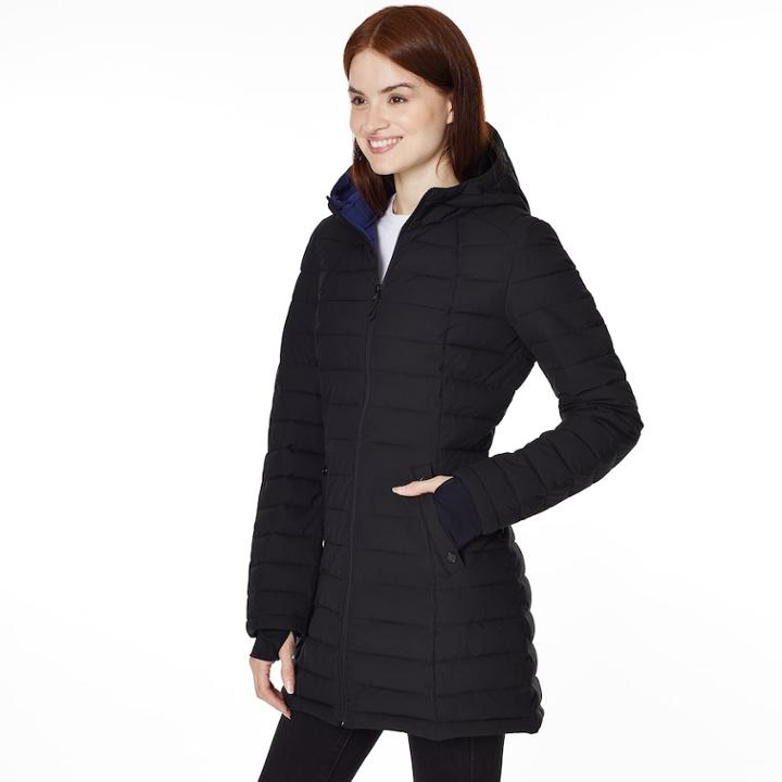 Women's Halitech Midweight Stretch Puffer Jacket, Size: Large, Silver