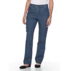 Petite Gloria Vanderbilt Amanda Classic Tapered Jeans, Women's, Size: 8p - Short, Med Blue