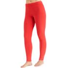 Women's Cuddl Duds Stretch Fleece Leggings, Size: Xsml Av/rg, Red