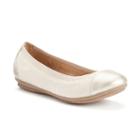 Croft & Barrow&reg; Women's Ortholite Cap-toe Ballet Flats, Size: 6, Med Beige