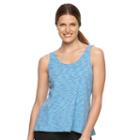 Women's Columbia Wildwood Forest Space-dye Tank, Size: Xs, Med Blue