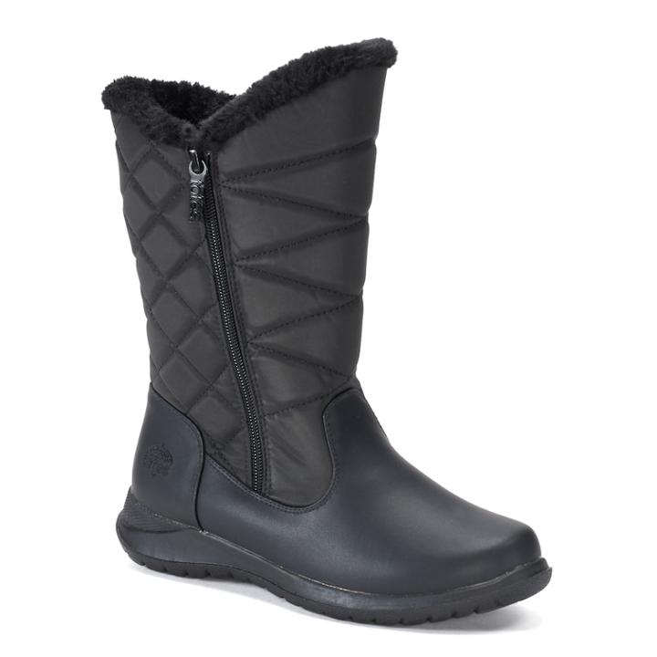 Totes Joni Women's Winter Boots, Size: 9 Wide, Black