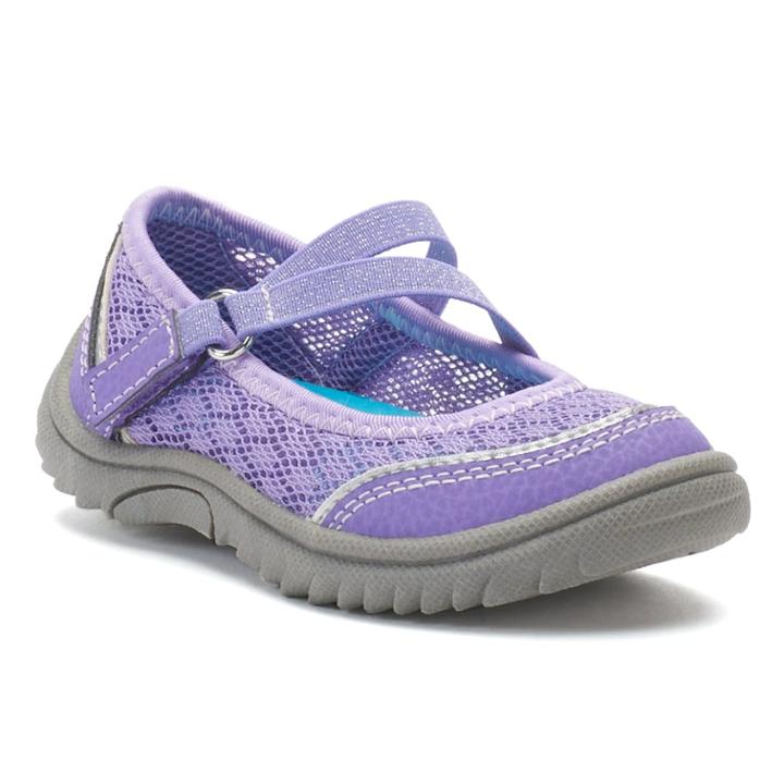 Jumping Beans&reg; Cradle Toddler Girls' Mary Jane Shoes, Size: 7 T, Med Purple