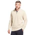 Men's Arrow Saranac Classic-fit Fleece Quarter-zip Pullover Sweater, Size: Small, White