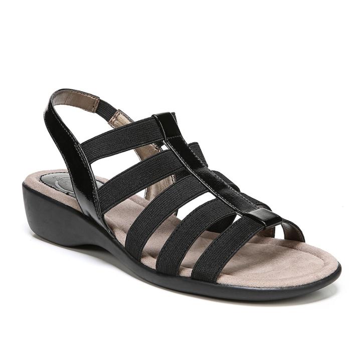 Lifestride Tania Women's Sandals, Size: 6.5 Wide, Black
