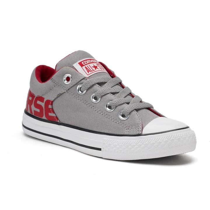 Boys' Converse Chuck Taylor All Star High Street Sneakers, Size: 6, Grey