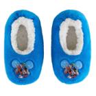 Disney's Mickey Mouse Toddler Boy Applique Plush Slipper Socks, Size: 3t-4t, Multicolor
