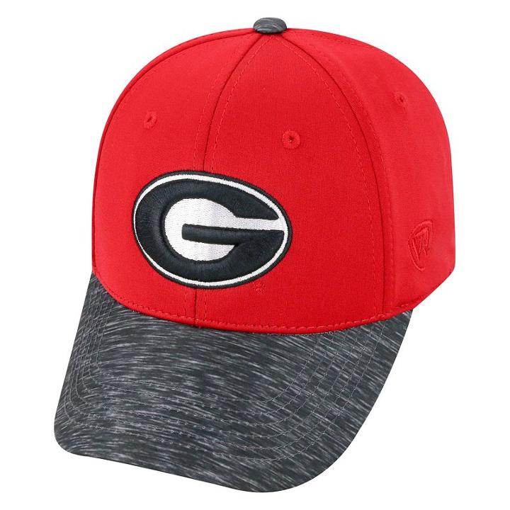Adult Top Of The World Georgia Bulldogs Lightspeed One-fit Cap, Men's, Med Red
