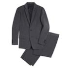 Boys 8-18 Van Heusen Pinstriped 2-piece Suit Set, Size: 14, Dark Grey