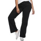 Juniors' Plus Size Unionbay Mid-rise Heather Twill Bootcut Pants, Teens, Size: 20, Black