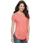 Women's Apt. 9&reg; Essential High-low Tunic, Size: Small, Med Pink